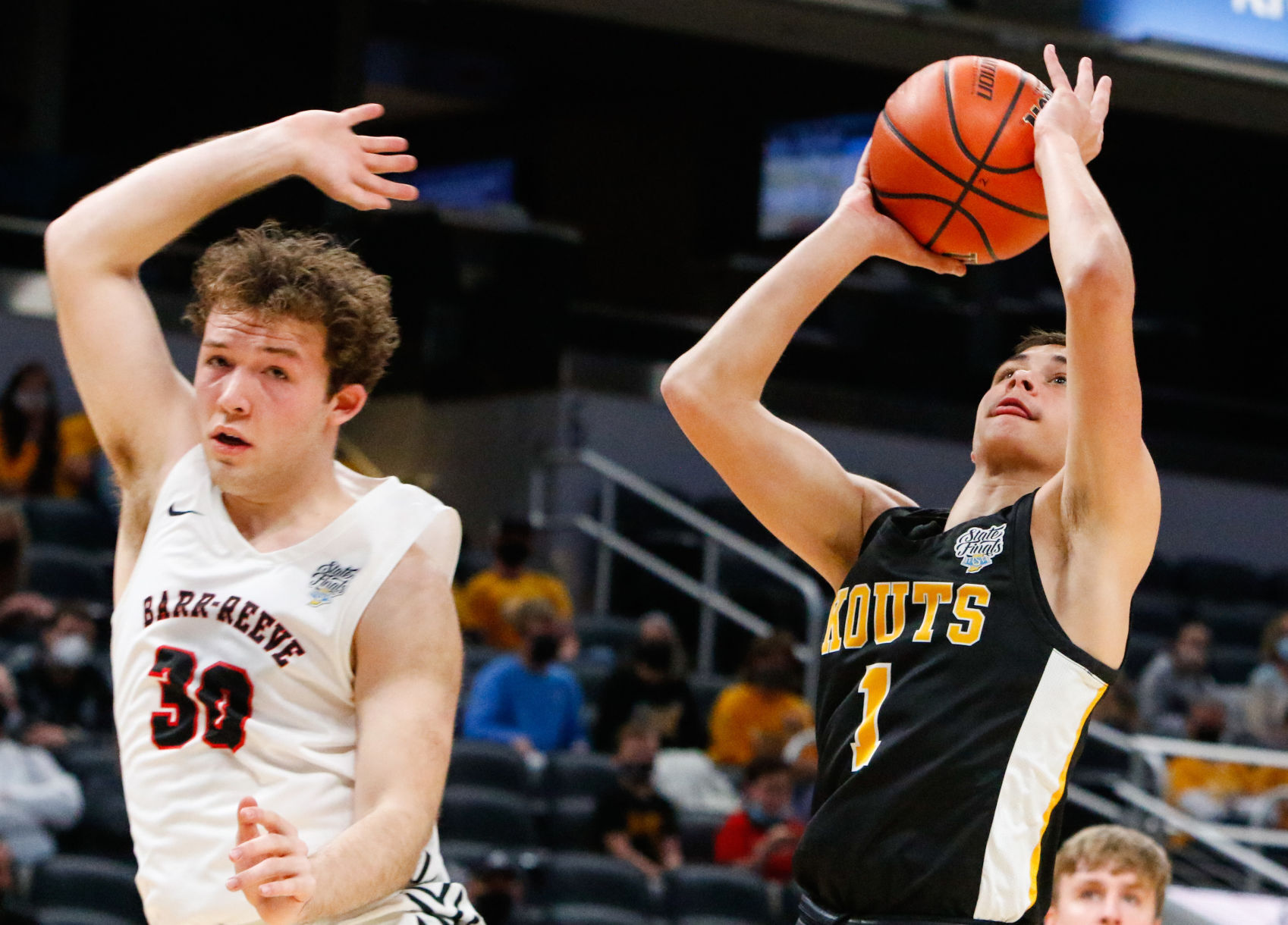 Class A boys basketball state final: Kouts vs. Barr-Reeve